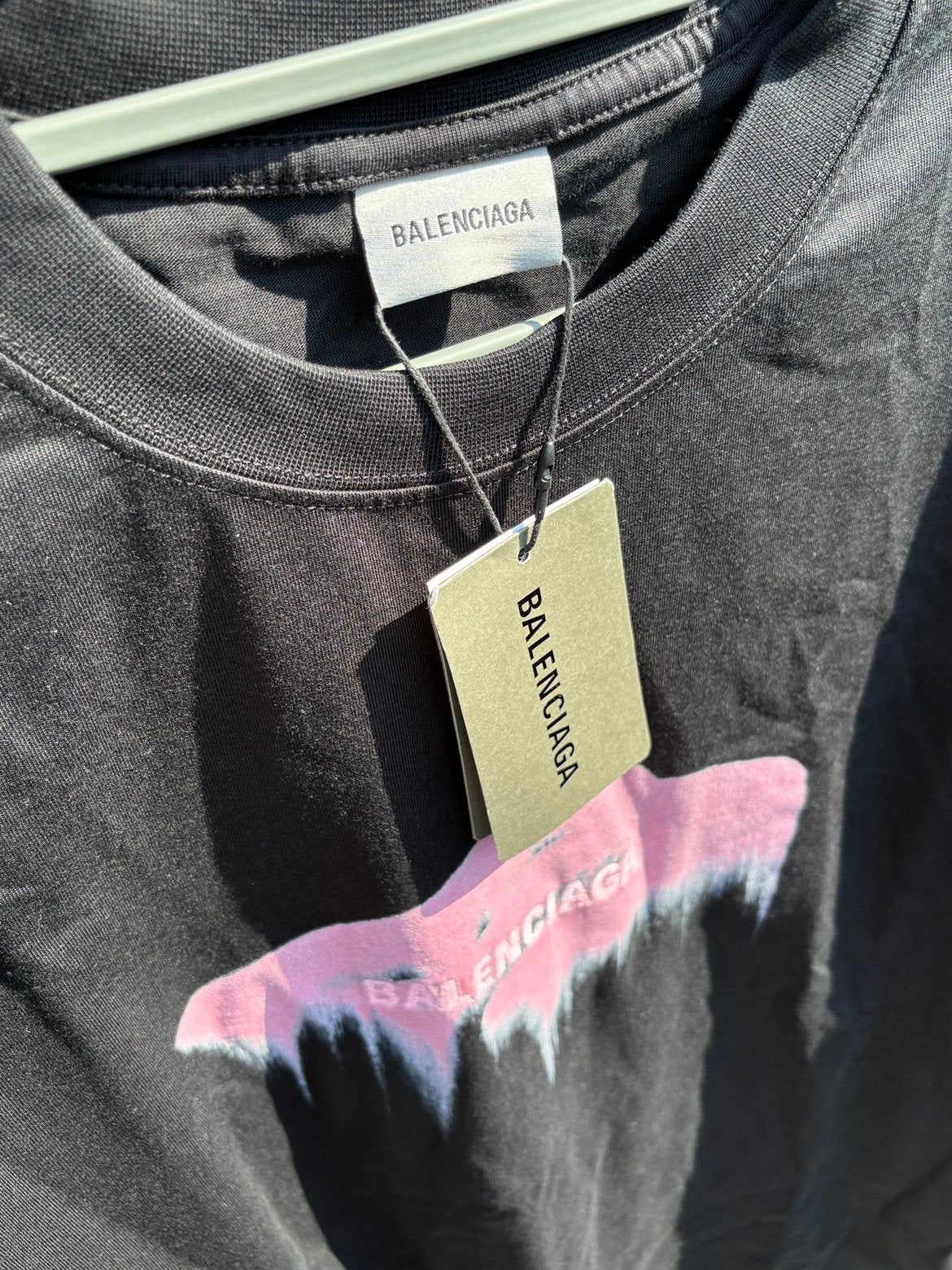 Balenciaga shirt, Ophalen of Verzenden, Zo goed als nieuw, Zwart, Korte mouw