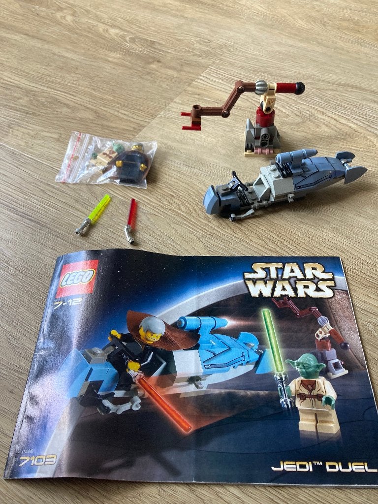Lego Star wars jedi Duel - 7103, Star Wars, Lego, Ophalen of Verzenden, Complete set