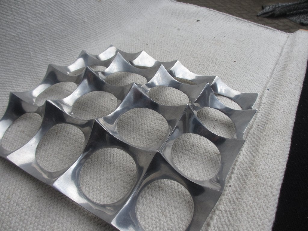 Bart van Heesch design aluminium fruitschaal, Huis en Inrichting, Woonaccessoires | Schalen en Manden, Schaal, Ophalen of Verzenden