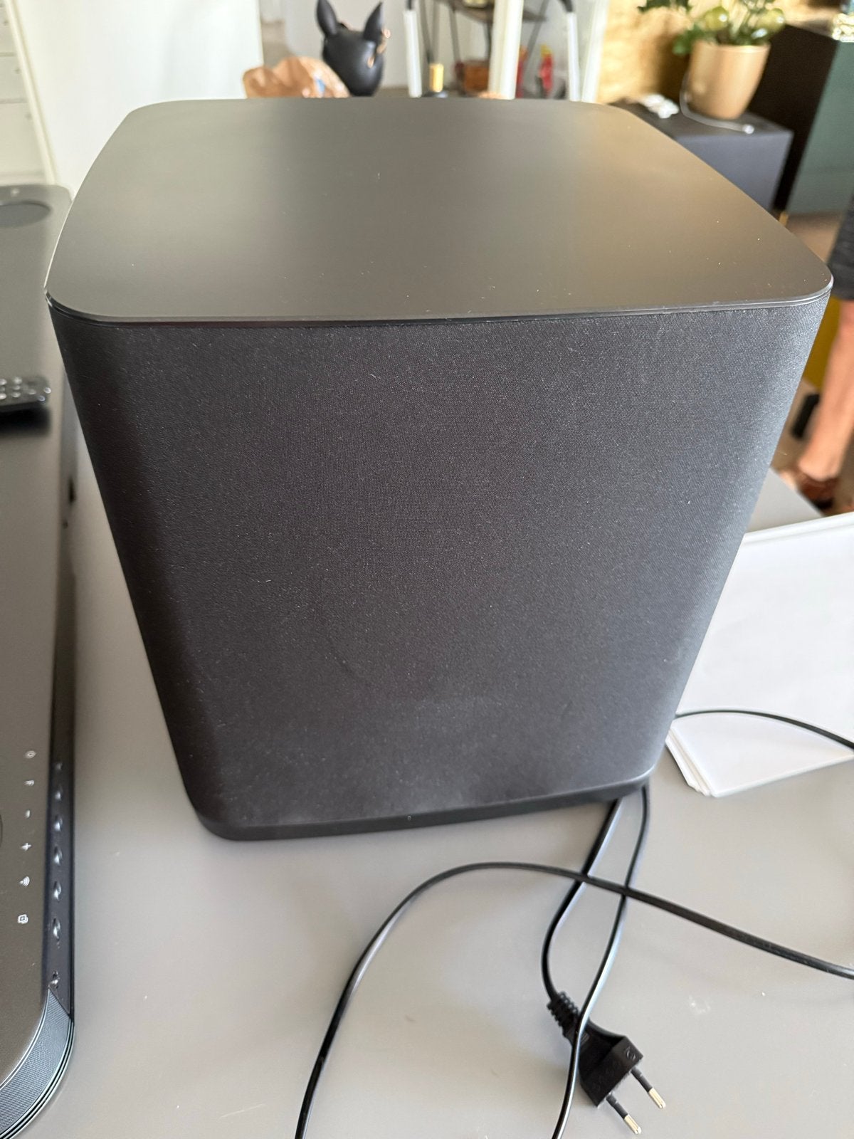 LG SJ9 Dolby Atmos Soundbar met draadloze subwoofer, Ophalen, Bluetooth, Zo goed als nieuw