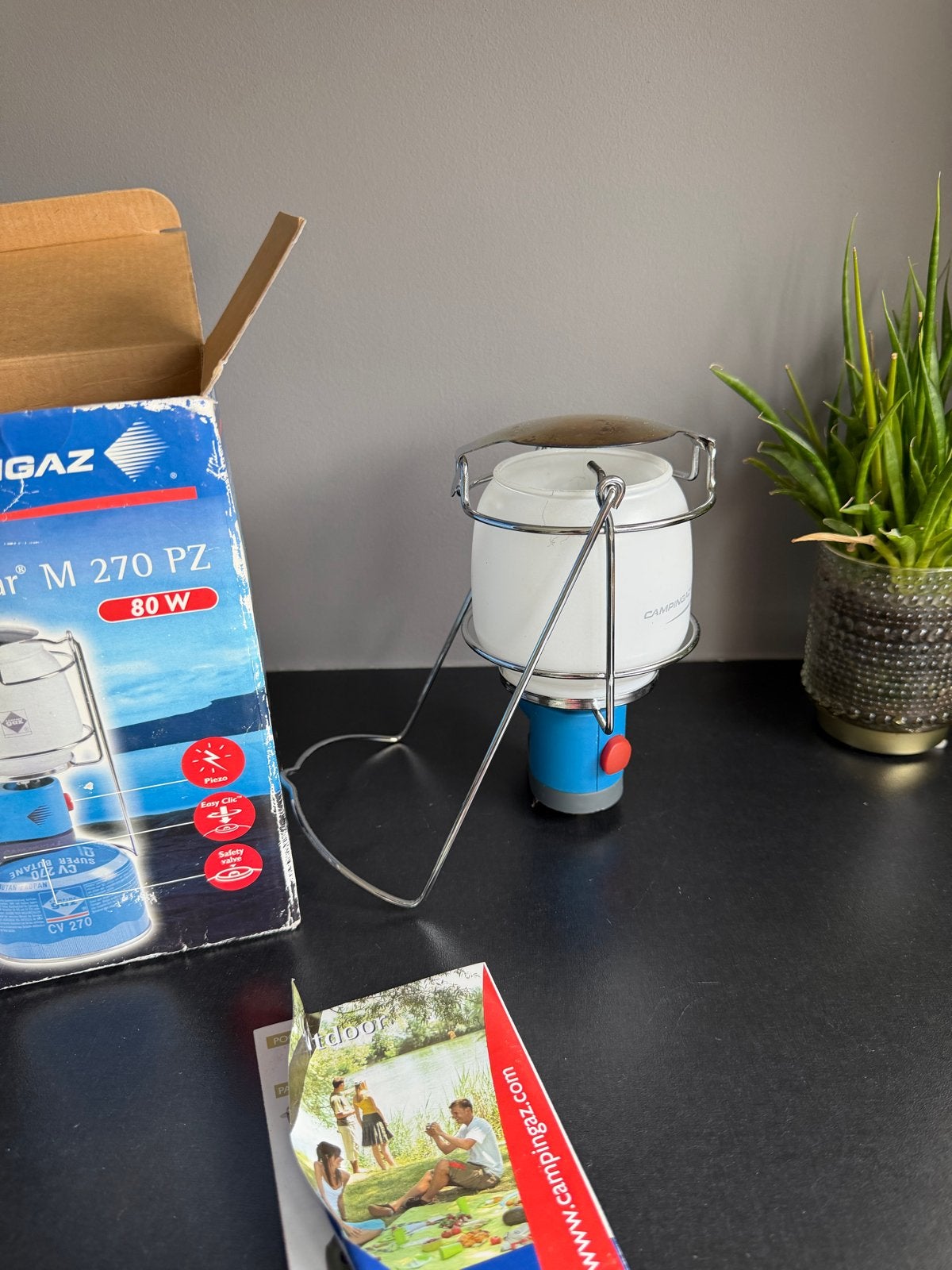 Campingaz Lumostar M 270 PZ lamp met piëzo ontsteking, Ophalen of Verzenden, Gebruikt