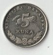 Kroatië 5 kuna (Latijnse inscriptie), Verzenden, Overige landen, Losse munt