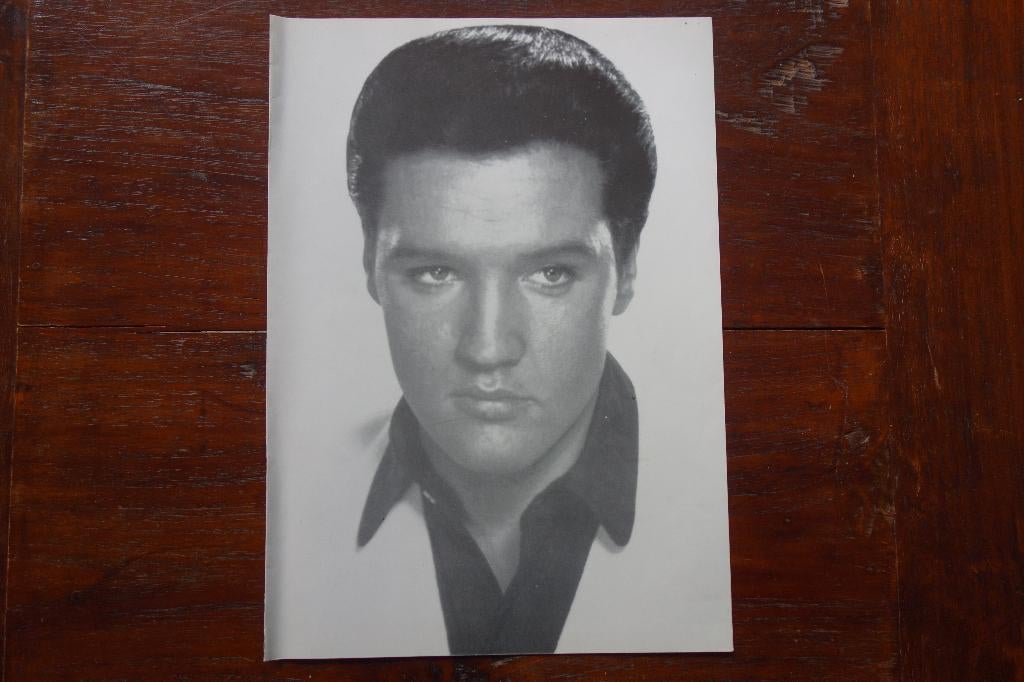 Elvis Presley Menukaart Nederasselt, Ophalen of Verzenden, Zo goed als nieuw, Foto of Kaart