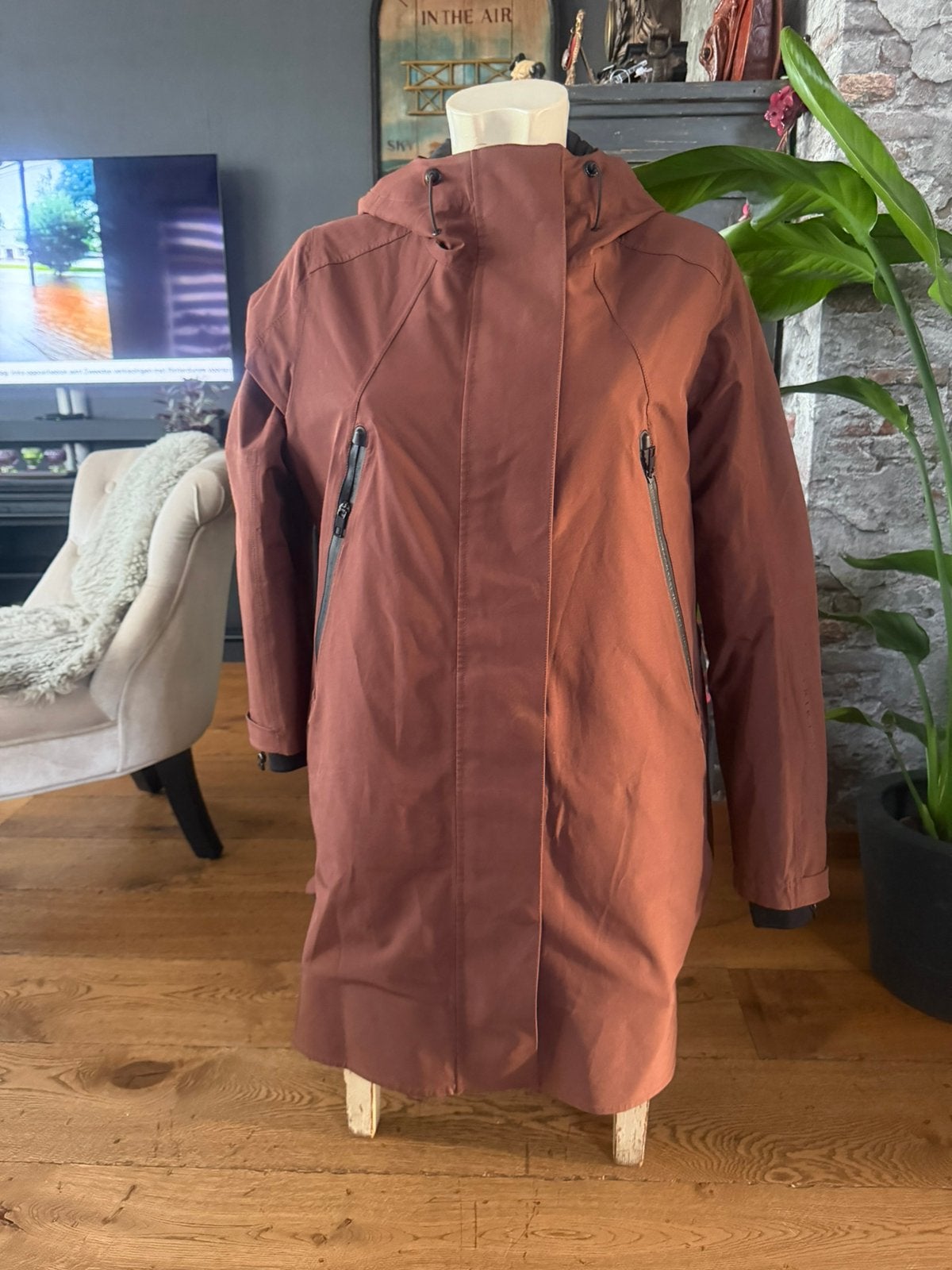 Distrikt norrebro jas maat M, Ophalen, Gedragen, Maat 38/40 (M), Bruin