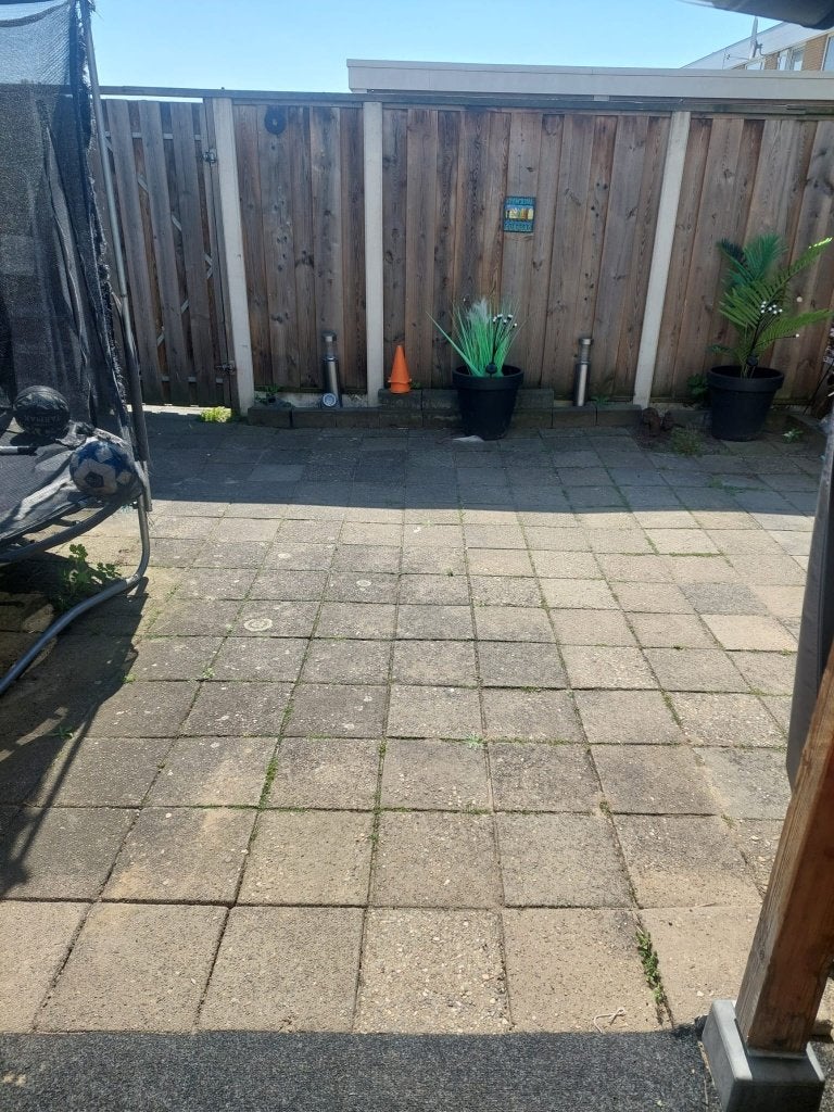 Tuin tegels, Tuin en Terras, Tegels en Klinkers, Ophalen, Gebruikt, 10 m² of meer, Beton
