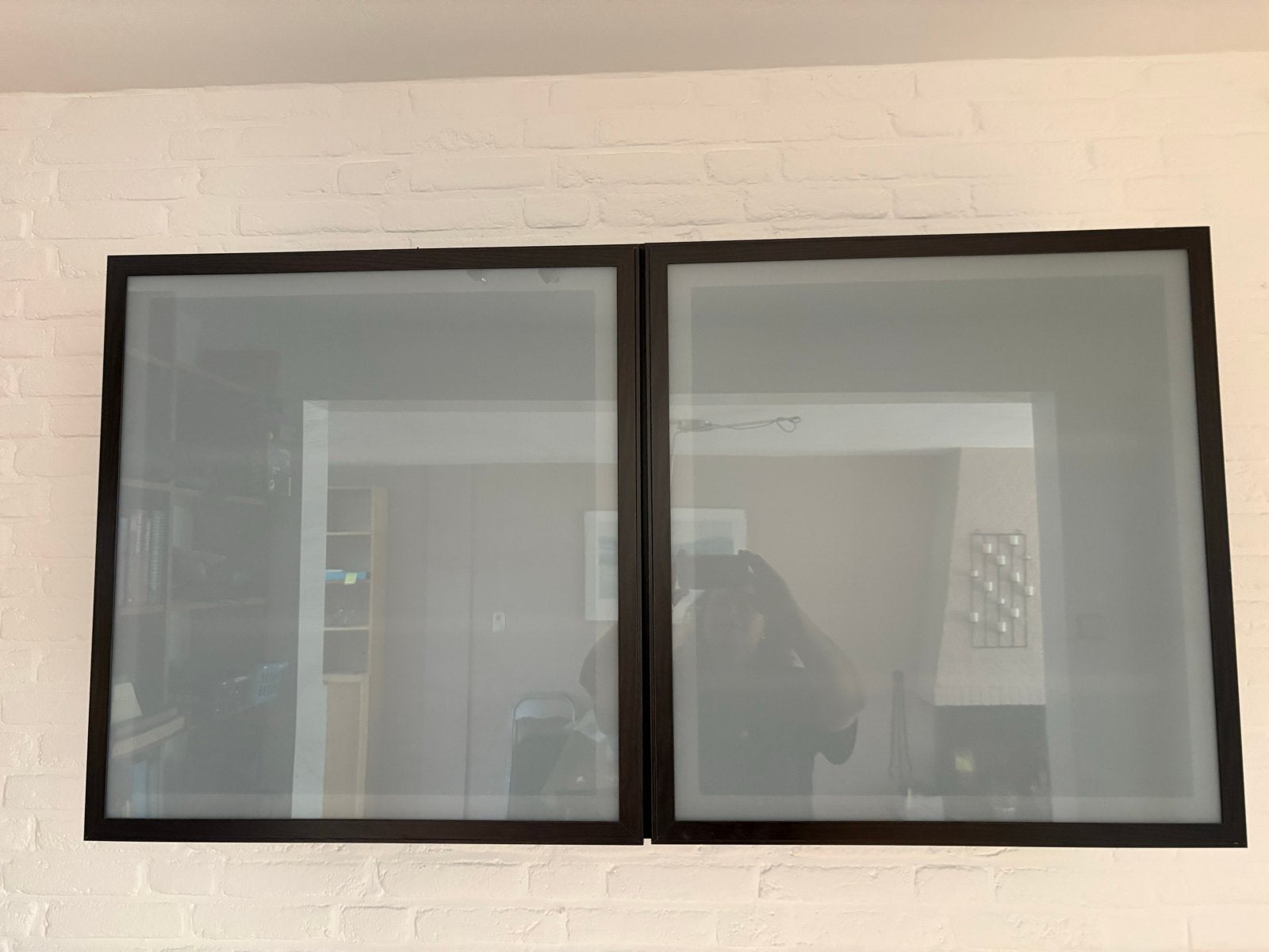 IKEA Besta kast met glazen deuren, Ophalen, 100 tot 150 cm, Zo goed als nieuw, Minder dan 100 cm