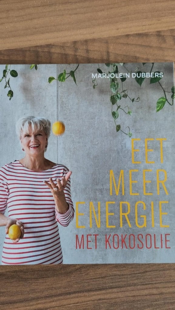 Eet meer energie met kokosolie, Boeken, Dieet en Voeding, Ophalen of Verzenden, Zo goed als nieuw, Marjolein Dubbers