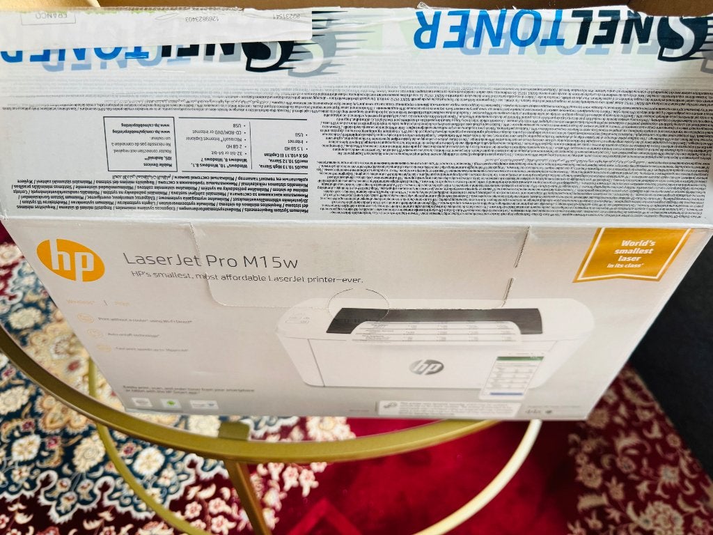 HP LaserJet Pro M15w wireless monochrome laser printer, Computers en Software, Printers, Zwart-en-wit printen, Gebruikt, Printer