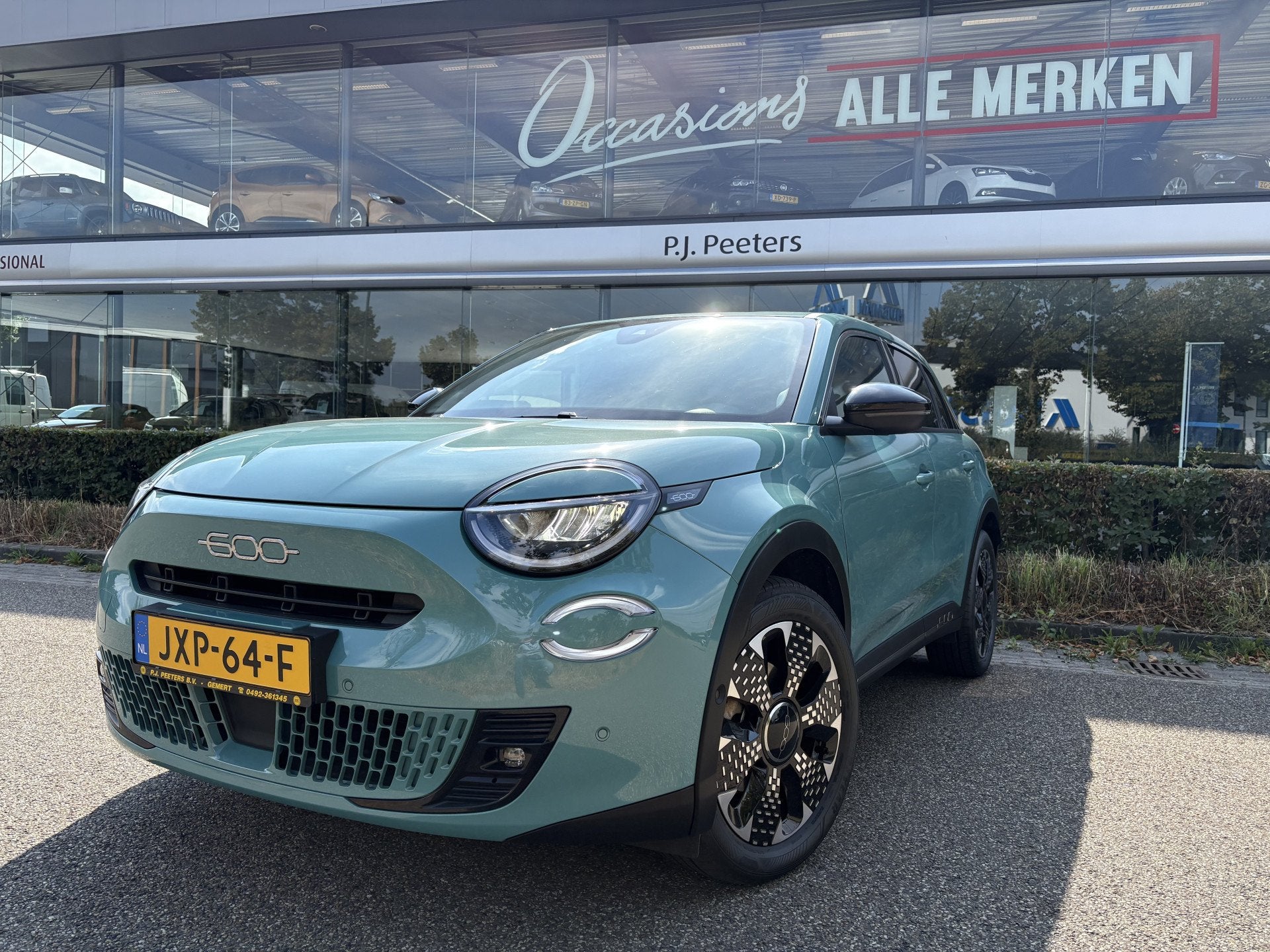 Fiat 600 1.2 Hybrid La Prima Achteruitrijcamera - Apple carp, Auto's, Fiat, Gebruikt, Euro 6, 1199 cc, Blauw