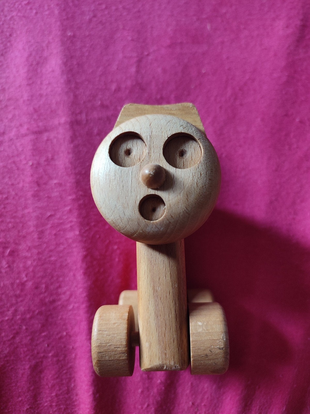 Vintage houten brillenstandaard - Kat, Huis en Inrichting, Woonaccessoires | Overige, Gebruikt, Ophalen of Verzenden, Bruin, Vintage