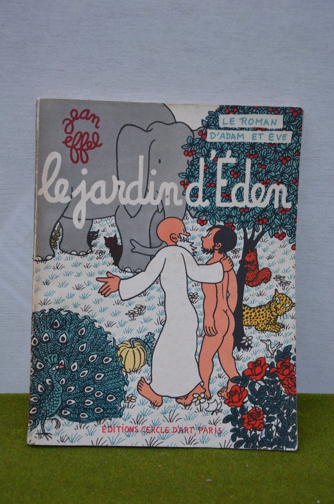 Vintage Franse comic strip: Le roman d'Adam et Eve: Le jardi, Boeken, Gelezen, Jean Effel, Eén stripboek, Ophalen of Verzenden