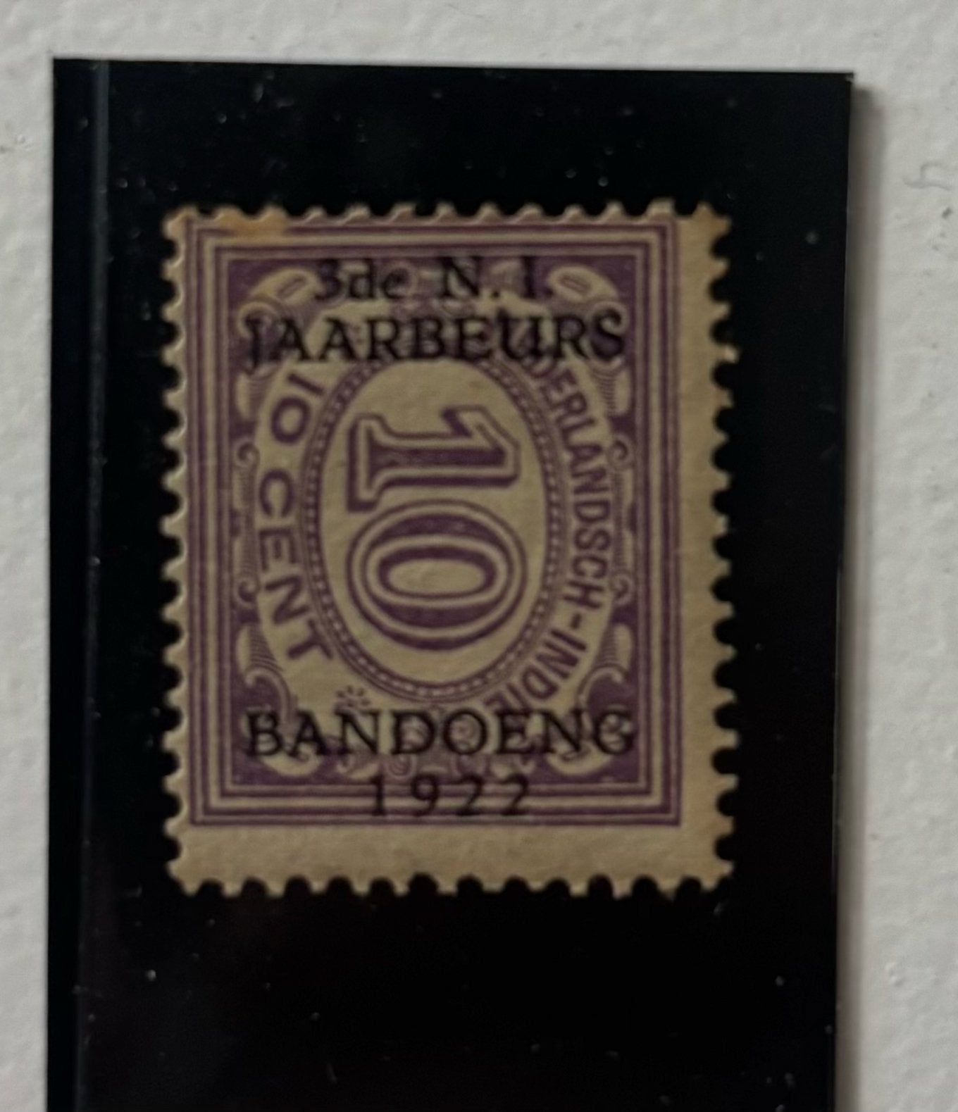 Nederlands-Indië 10 Cent postzegel 1922, Ophalen of Verzenden, Gestempeld, Nederlands-Indië