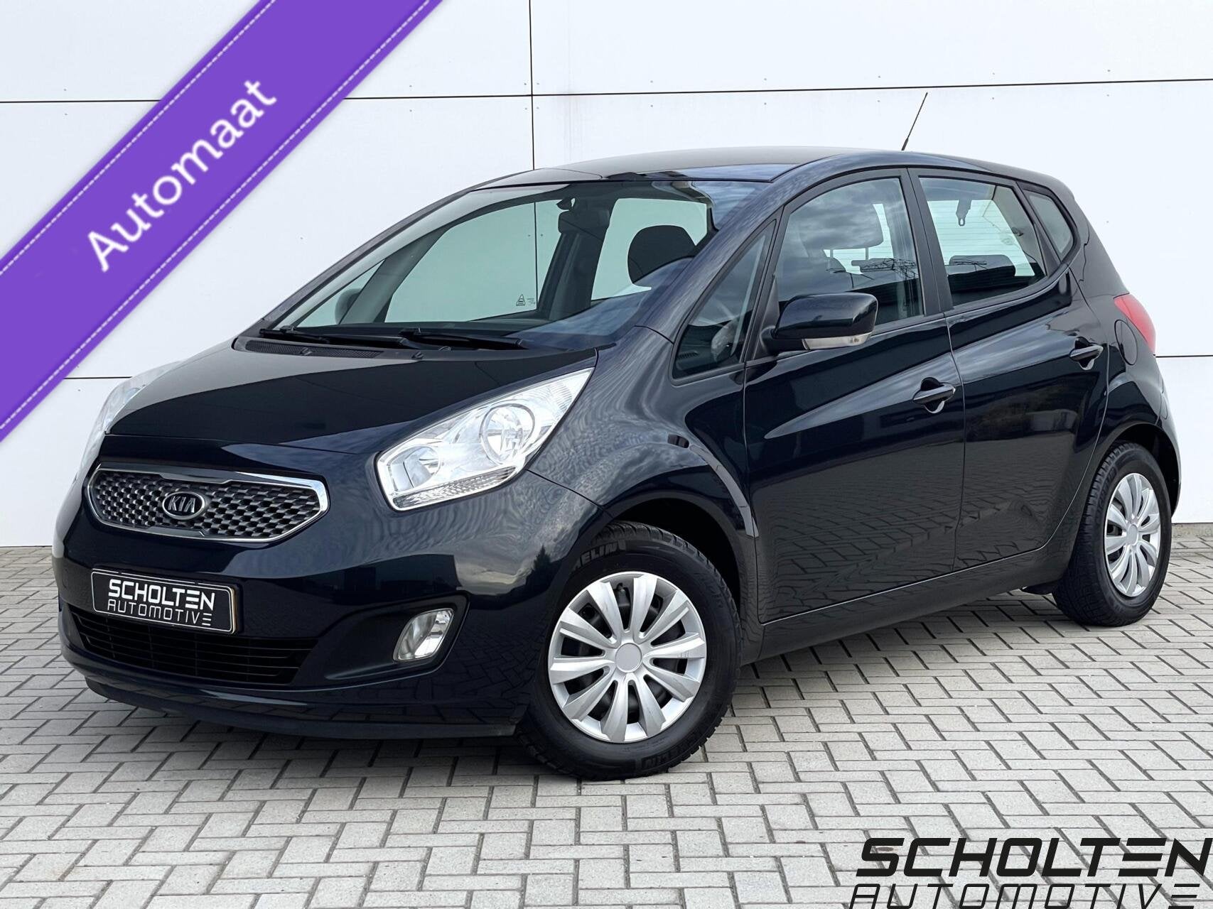 Kia Venga 1.6 CVVT X-tra Automaat Cruise Trekhaak PDC Stoelv, Euro 5, 4 cilinders, Zwart, Bedrijf