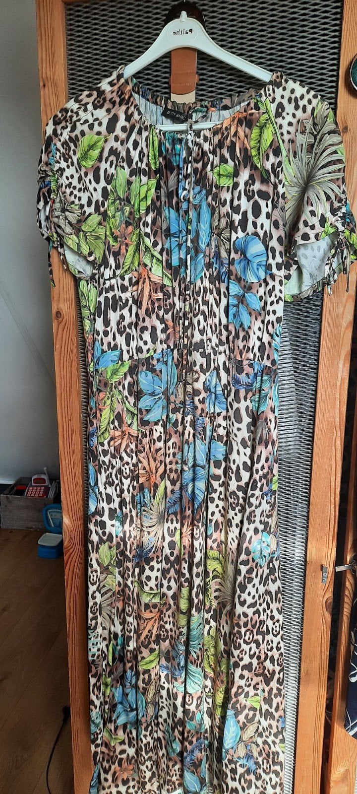 Betty Barclay Zomerjurk Maat 40 - Leopard Print & Bloemen, Maat 38/40 (M), Meerkleurig, Betty Barclay, Ophalen of Verzenden