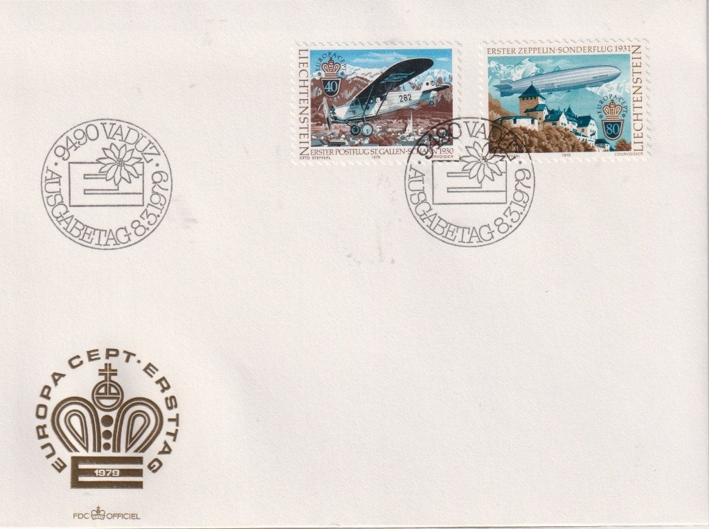 Liechtenstein 1978 EUROPA Gebouwen S179, Postzegels en Munten, Postzegels | Eerstedagenveloppen, Verzenden, Onbeschreven, Europa