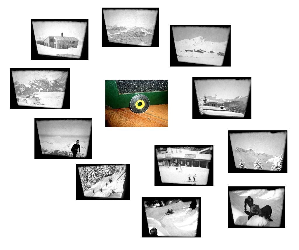 16mm film amateur opnamen - Kulm Moritz 1930-40 gletsjers, Audio, Tv en Foto, Filmrollen, Ophalen of Verzenden, 16mm film