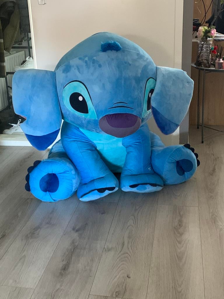 Stitch knuffel XL, Ophalen, Disney, Overige typen, Blauw