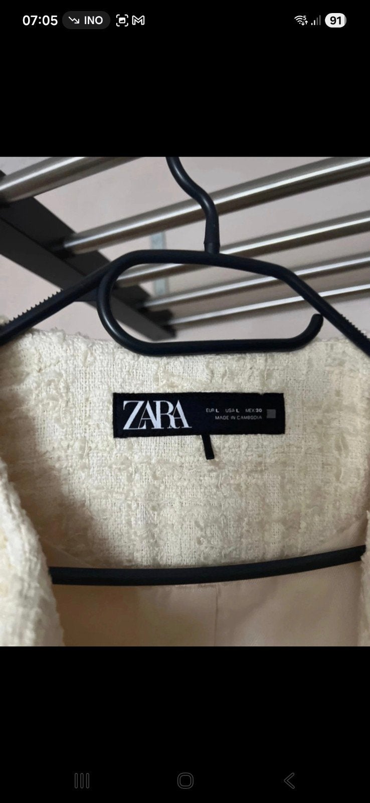 Zara Boucle jasje, Ophalen of Verzenden, Zo goed als nieuw, Maat 38/40 (M)