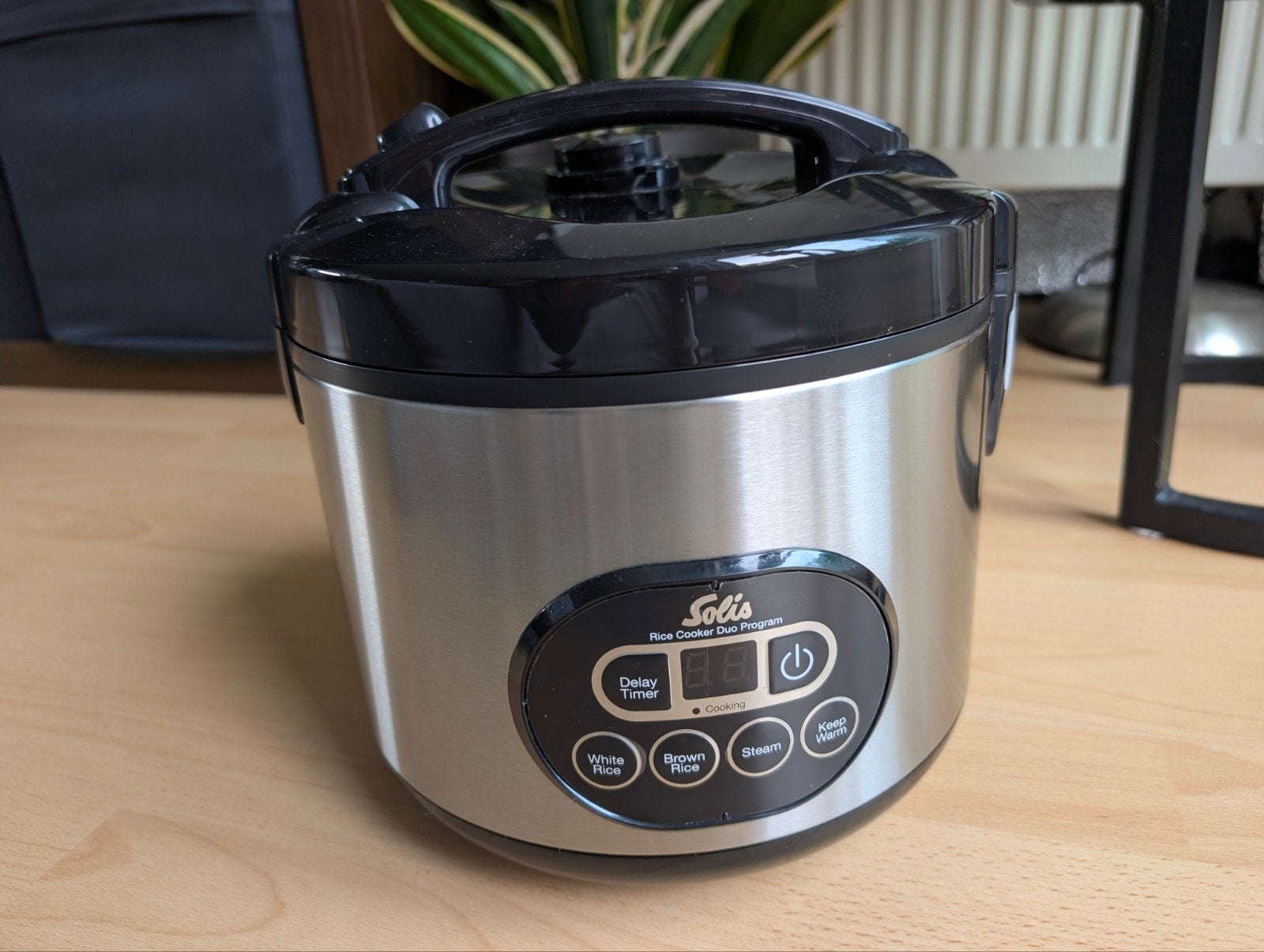 Solis Rice Cooker Duo Program - Rijstkoker en Stomer, Ophalen, Vaatwasmachinebestendig, Nieuw