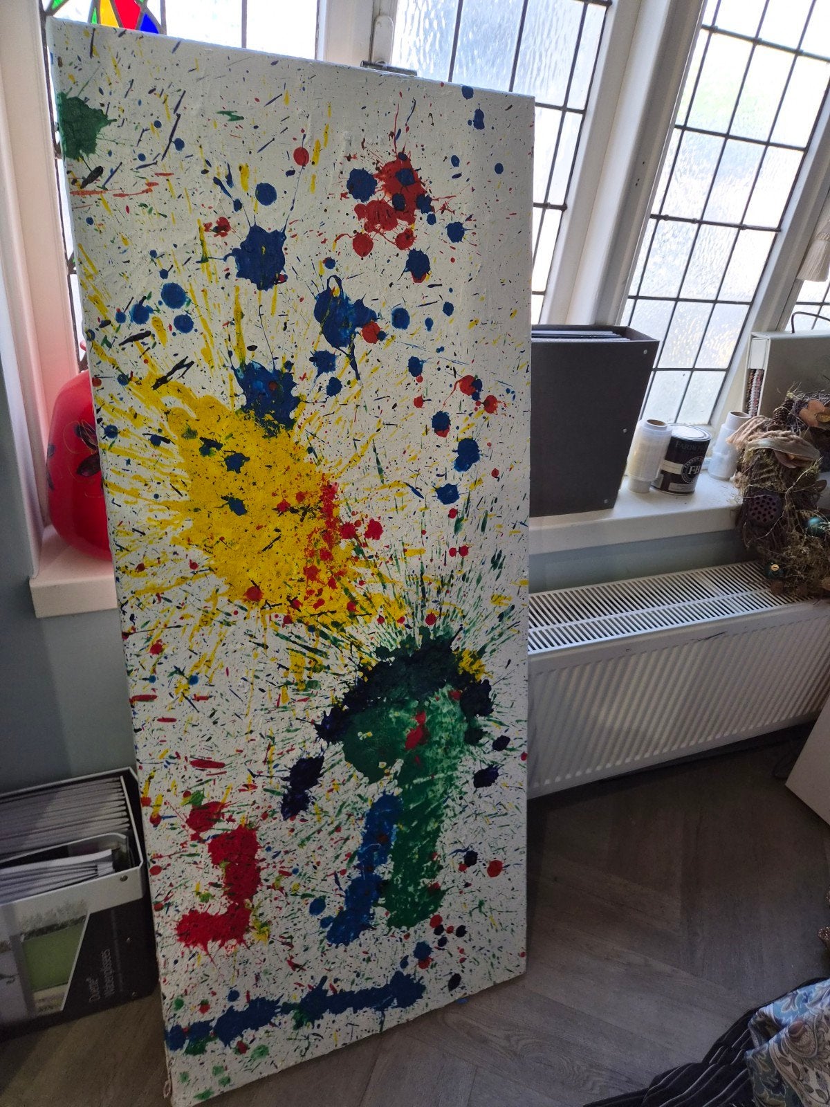 Prachtig schilderij van Jos Smulders - 60x140 cm, Ophalen of Verzenden