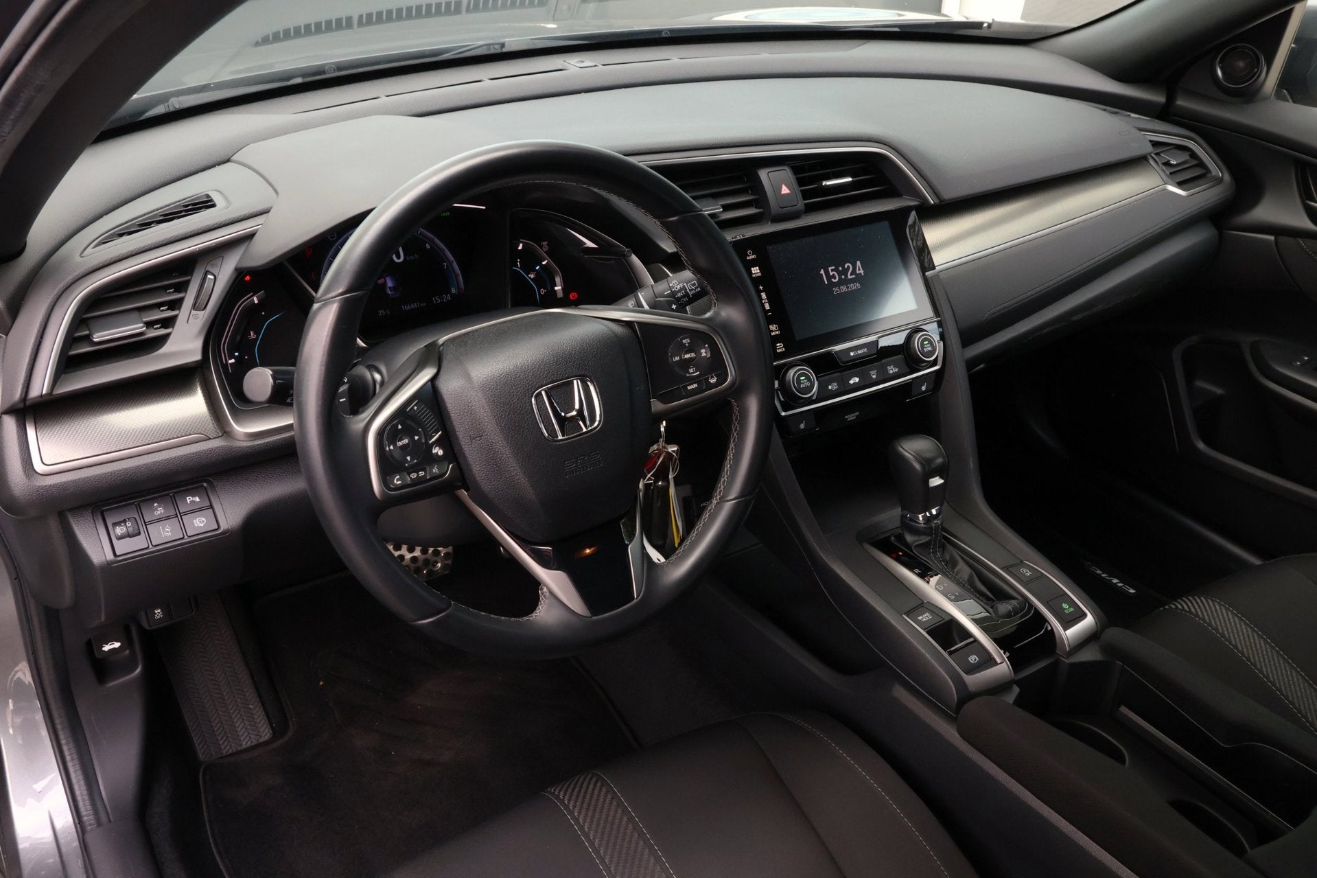 Honda Civic 1.0 i-VTEC Elegance | Adaptieve cruise | Leuk ui, Auto's, Dealer onderhouden, Gebruikt, Euro 6, 129 pk