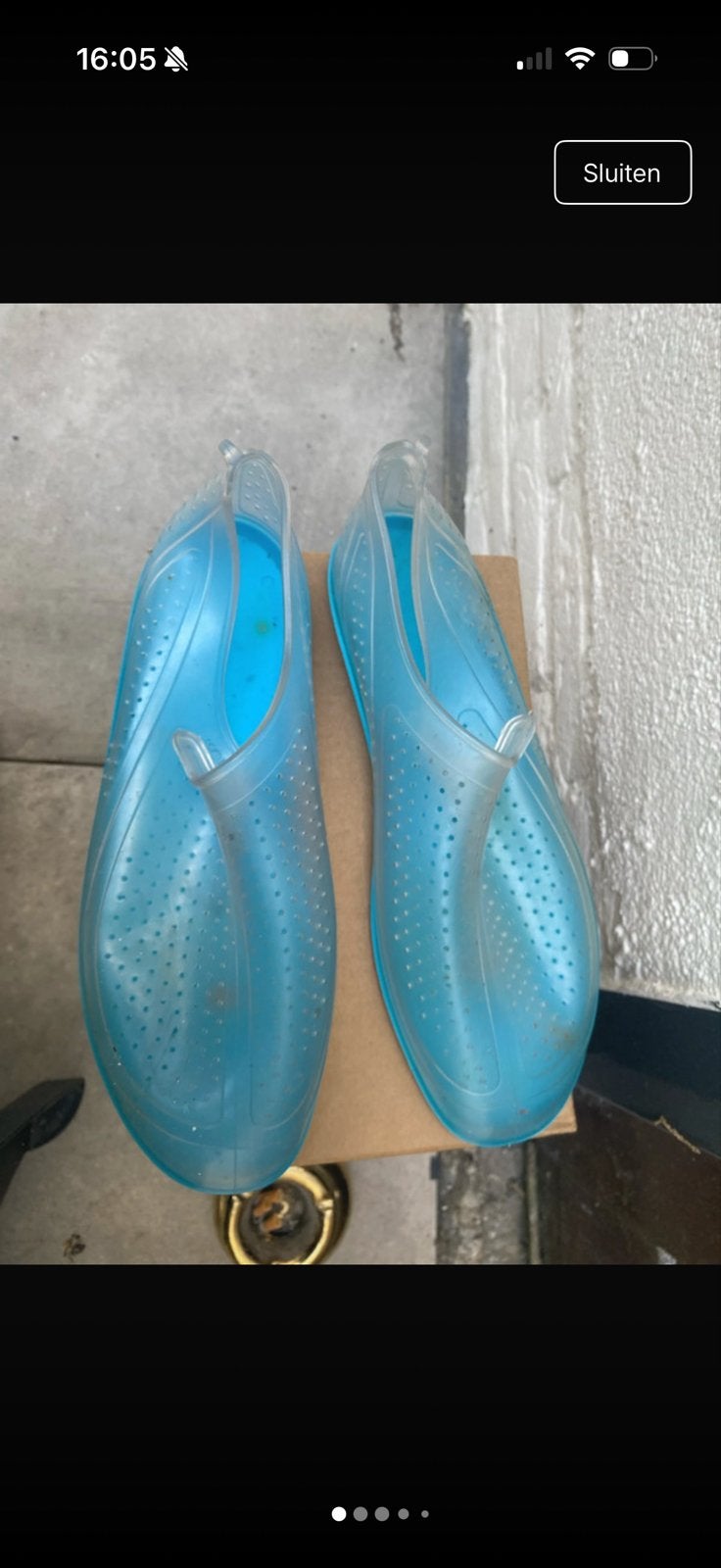 Decathlon waterschoenen - Blauw - Maat 41/42, Ophalen of Verzenden, Gedragen, Blauw, Overige typen