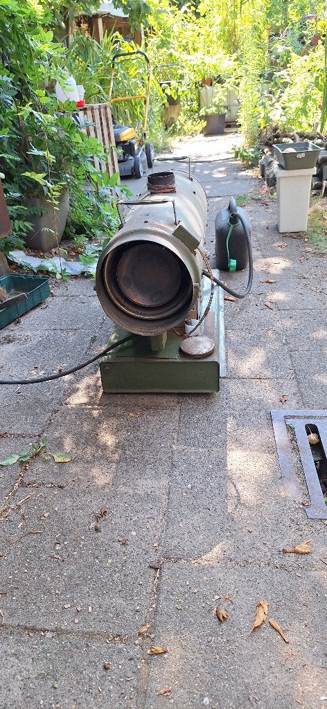 Dieselheater,voor werkplaats of loods, Ophalen, Kachel, Minder dan 60 cm, Zo goed als nieuw