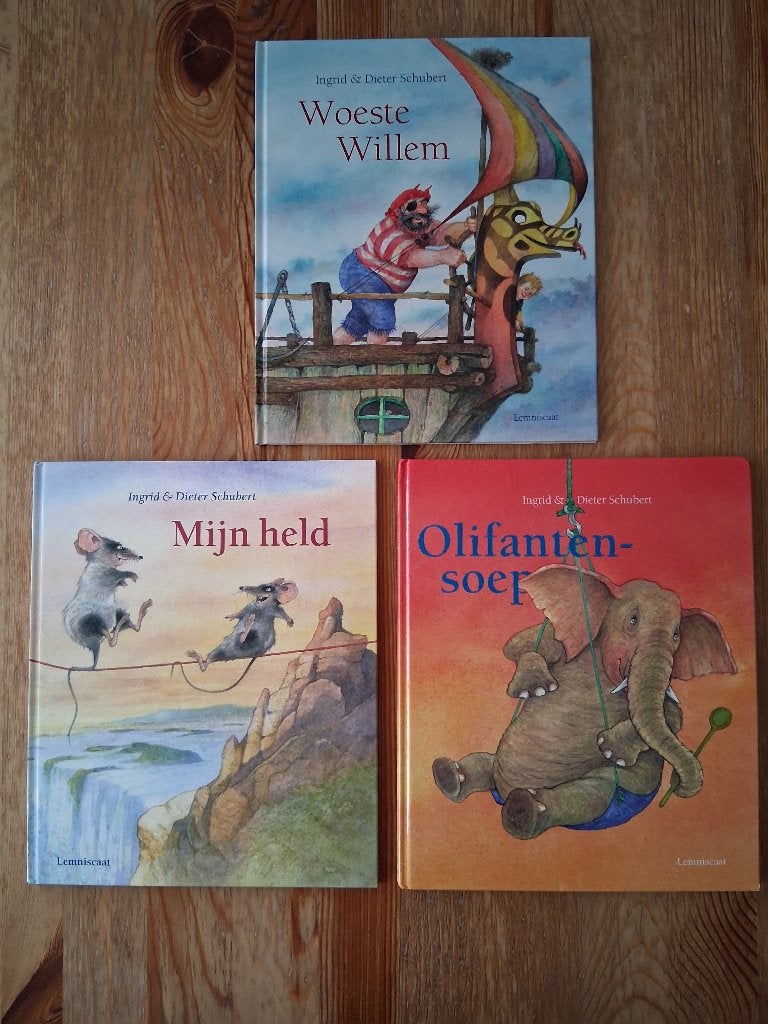 Prentenboeken van Ingrid en Dieter Schubert, Ophalen of Verzenden, Zo goed als nieuw, Fictie algemeen, Voorleesboek