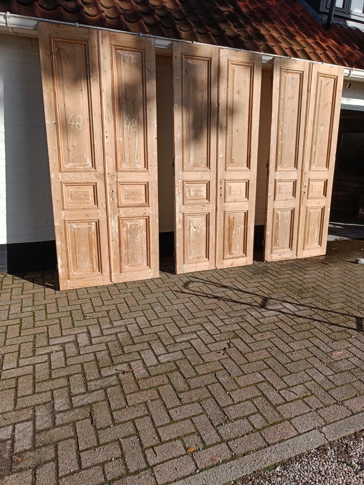 Paneeldeuren kastdeuren oude deuren, Antiek en Kunst, Ophalen