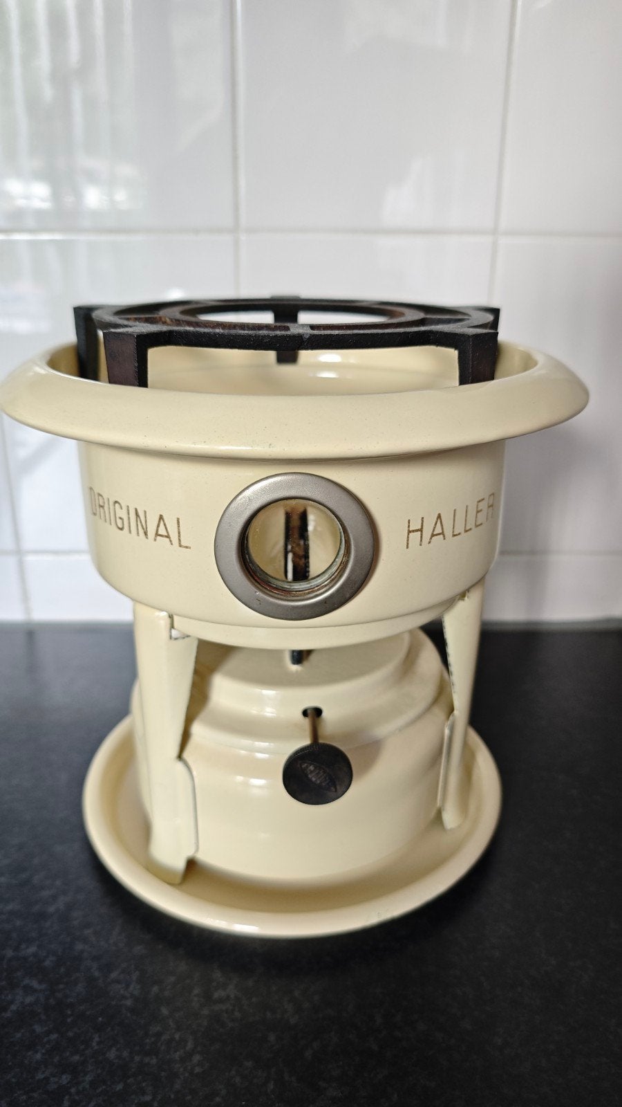 Vintage Original Haller Petroleum Kooktoestel, Ophalen, Gebruikt, Vrijstaand, Minder dan 45 cm