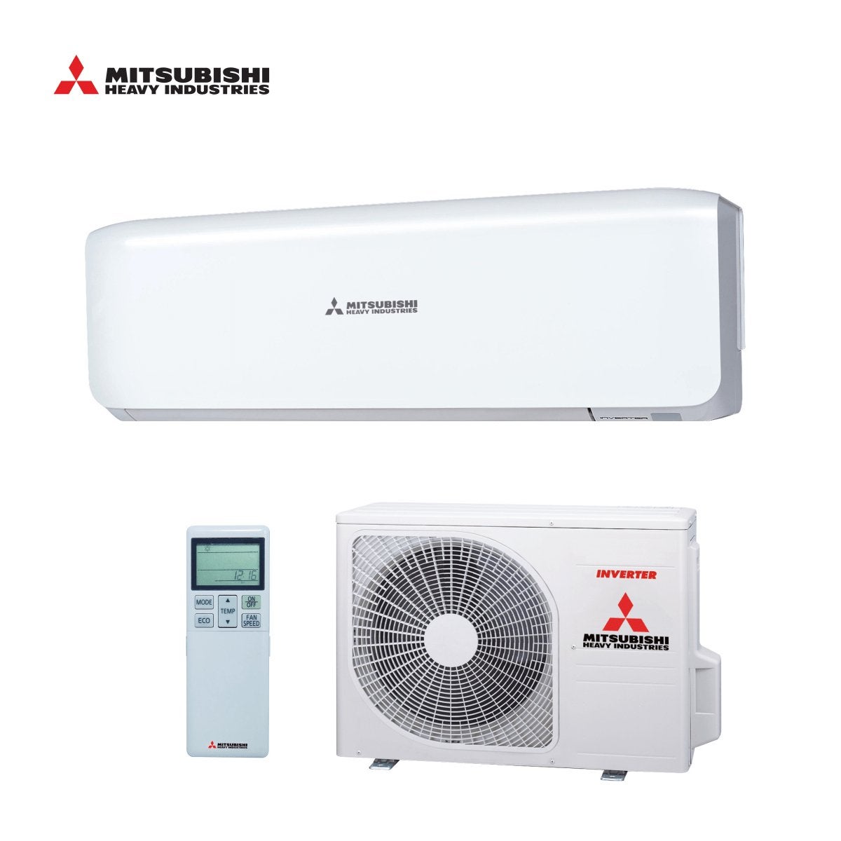 Mitsubishi SRK35ZS-W + SRC35ZS-W Airco 3,5 kW, Ophalen, Nieuw, Koelen en Ontvochtigen, 100 m³ of groter