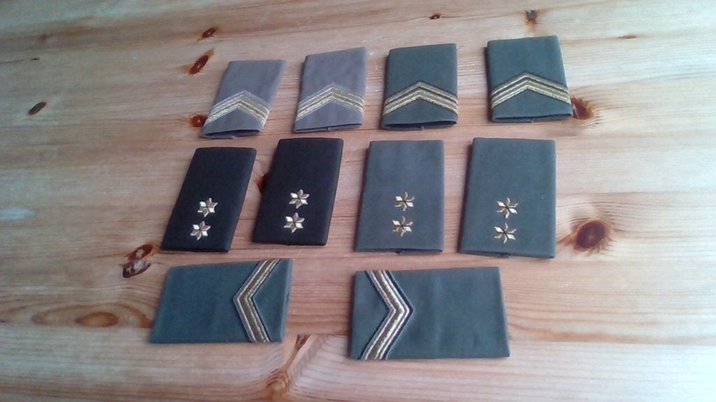 Epauletten, Ophalen of Verzenden, Landmacht, Nederland, Kleding of Schoenen
