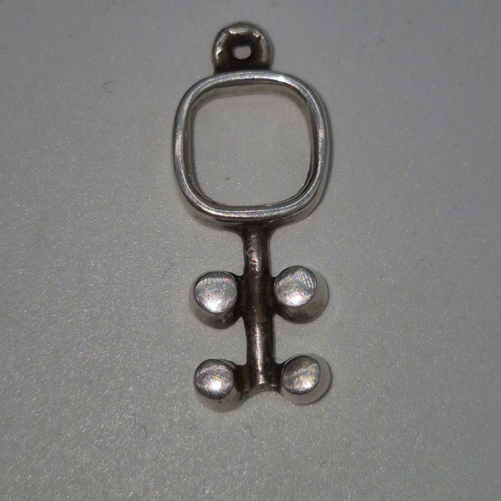 Vintage Jorma Laine Finland zilveren hanger/bedel 830S, Verzenden, Zilver, Zilver
