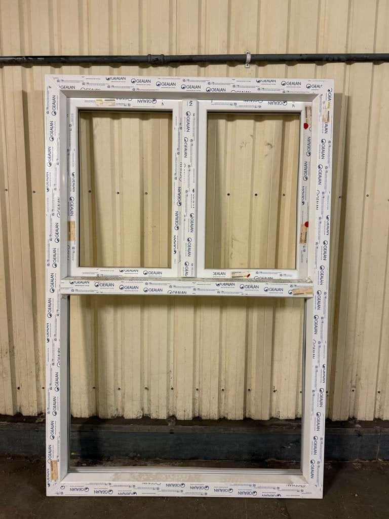 kunststof kozijn alku wit glad 1370x2035, Kunststof, Raamkozijn, Niet ingevuld, Nieuw