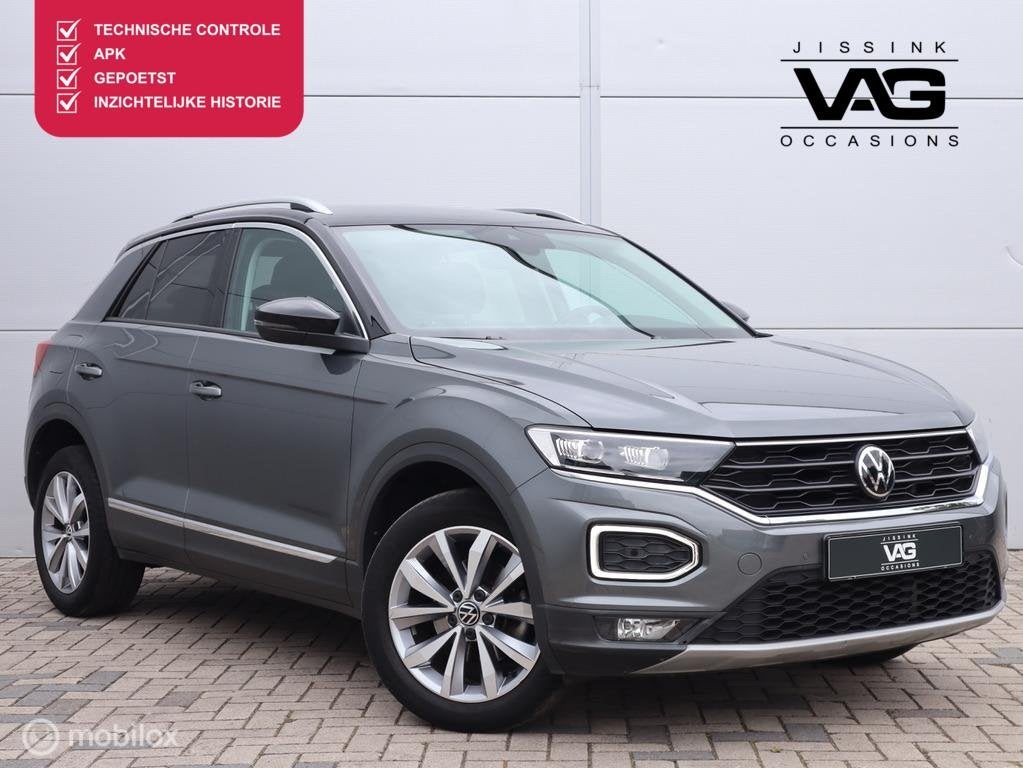 Volkswagen T-Roc 1.0 TSI Style Trekhaak Camera ACC LED Stoel, Auto's, Volkswagen, Bedrijf, Te koop, T-Roc, ABS, Achteruitrijcamera