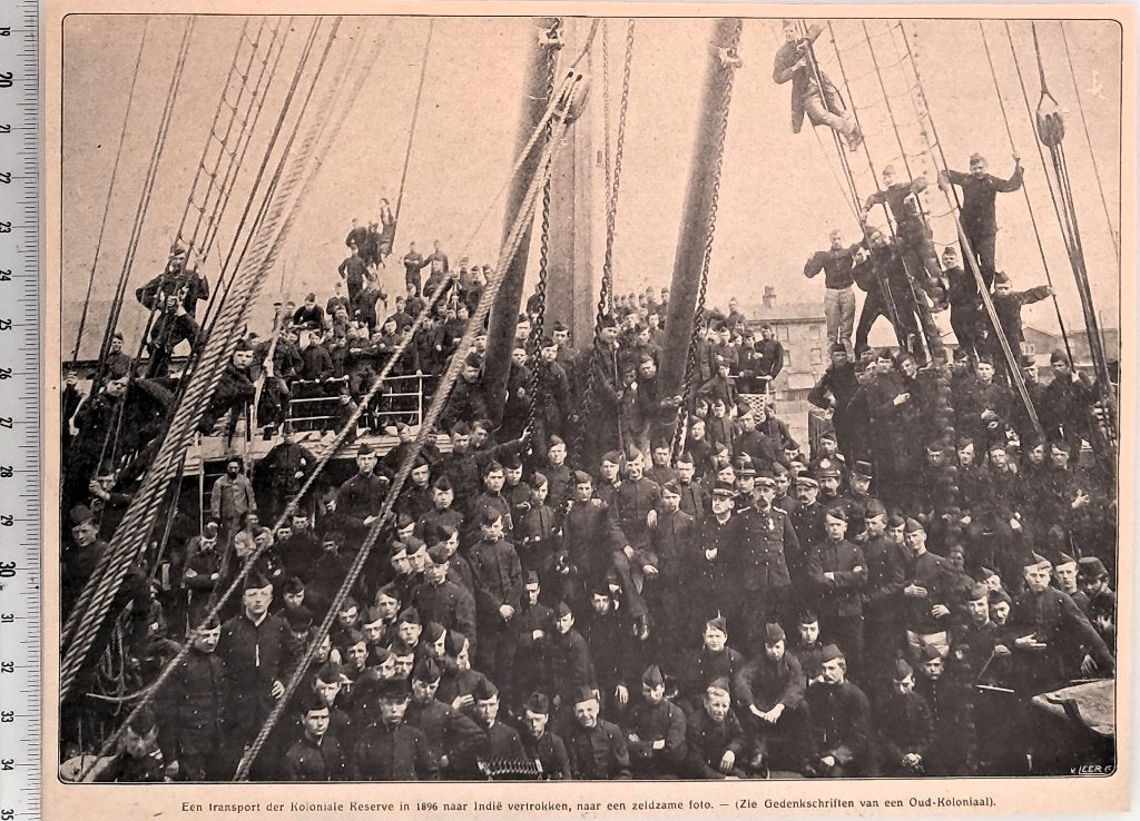 Leger Indië 1912; transport Koloniale Reserve naar Indië, Verzenden, Voor 1940, Gebruikt, Overige onderwerpen