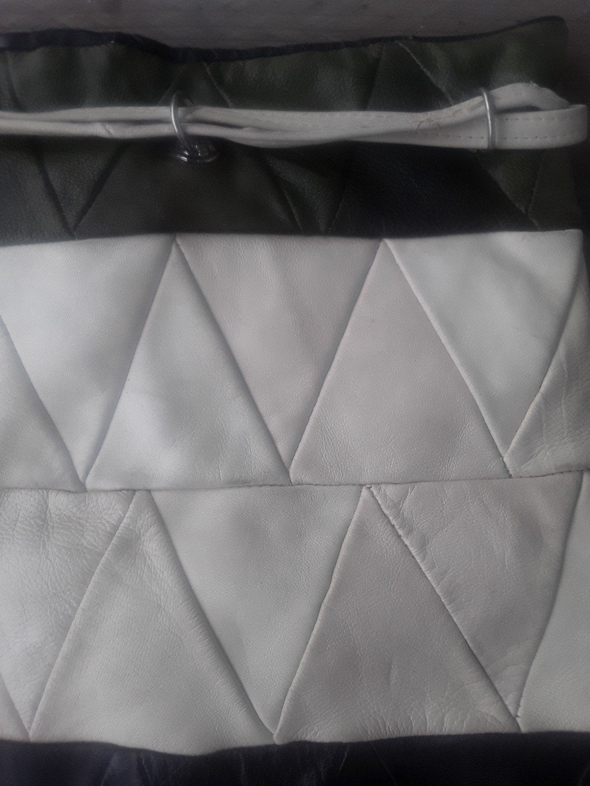 Retro patchwork shopper sixties, superzacht kwaliteitsleer, Ophalen of Verzenden