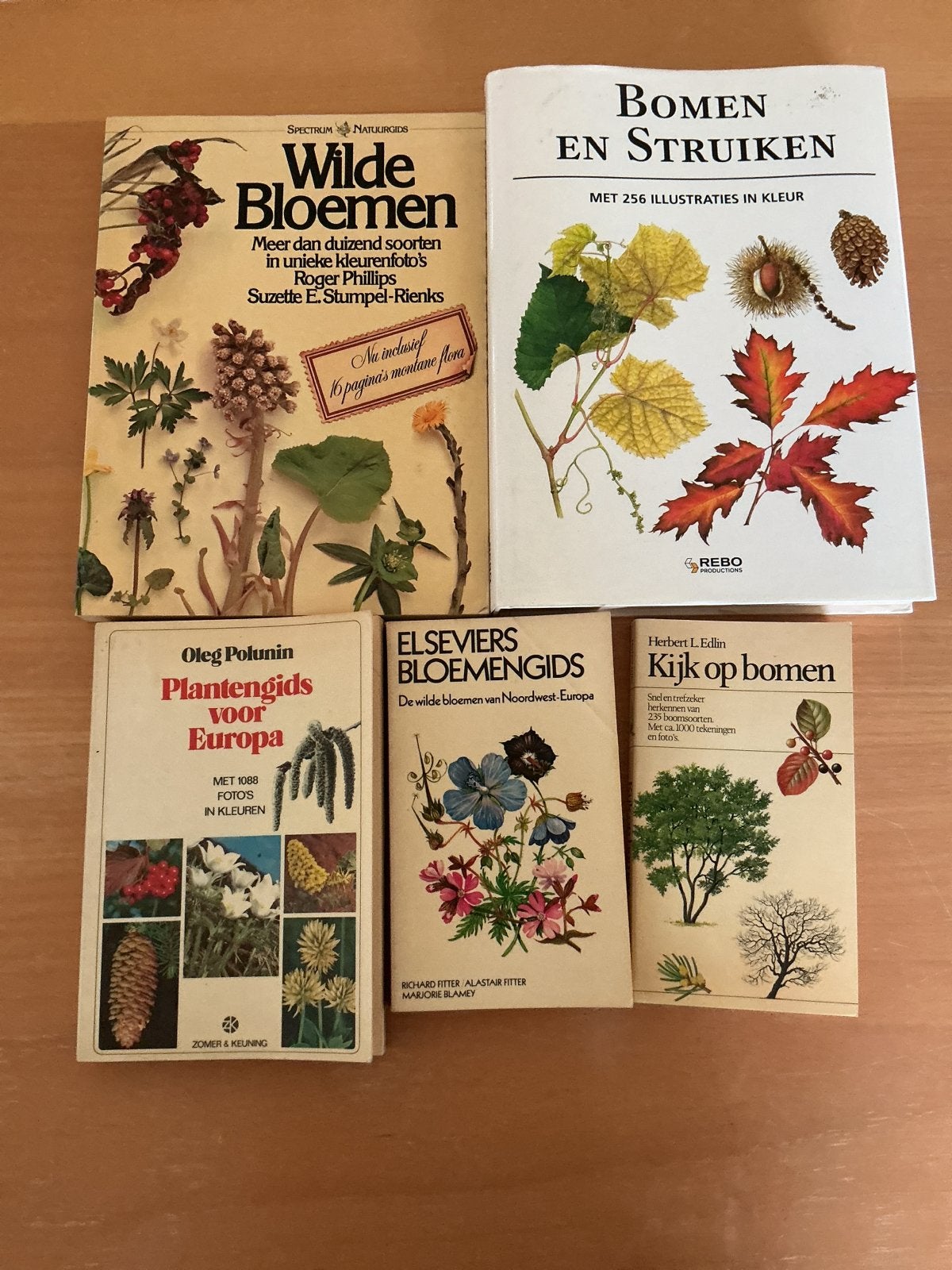 Collectie natuurboeken: Wilde Bloemen, Bomen, Plantengids, Ophalen of Verzenden, Gelezen, Bloemen, Planten en Bomen