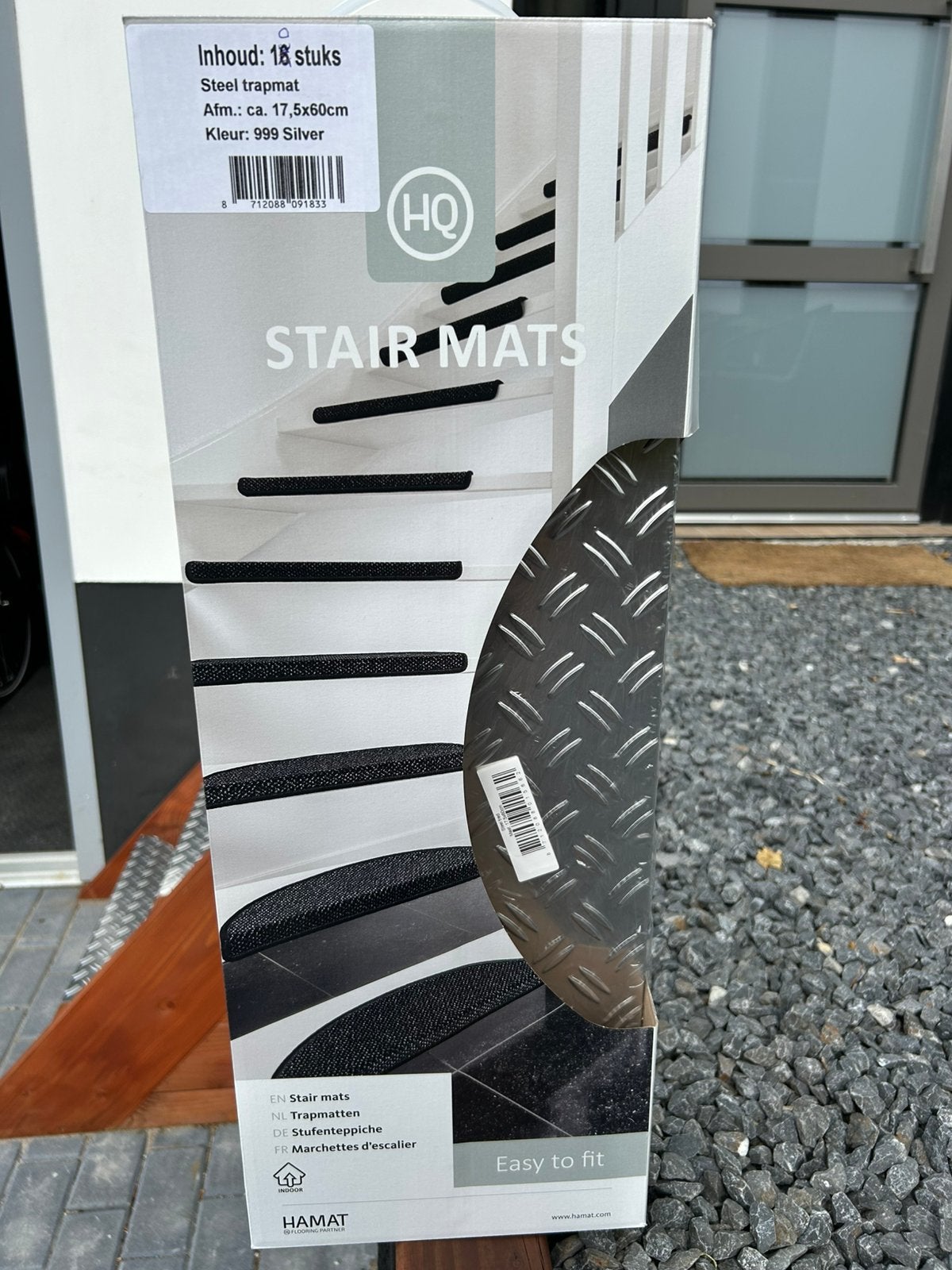 Aluminium trapmatten, Huis en Inrichting, Nieuw, Minder dan 50 cm, Anti slip, Ovaal