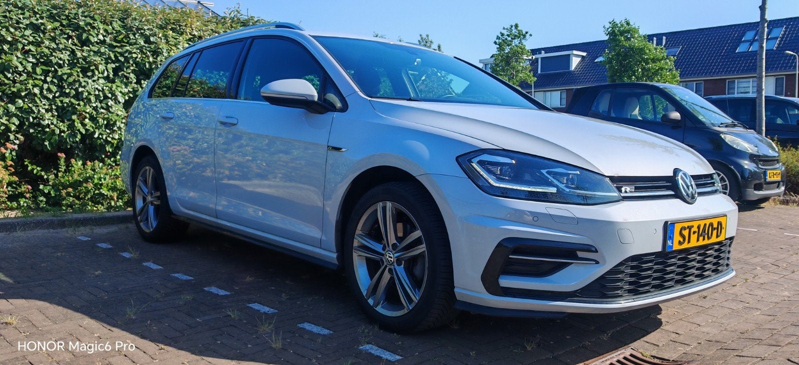 Volkswagen Golf Variant 1.0 TSI 110pk 7-DSG 2018 Wit R Line, Auto's, Volkswagen, Zwart, Wit, Origineel Nederlands, Stationwagon