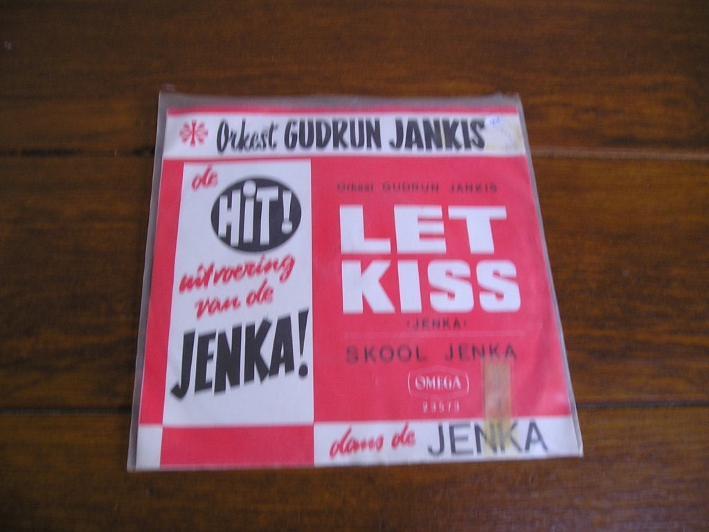 Gudrun jankis let kiss 2x, Cd's en Dvd's, Vinyl Singles, Zo goed als nieuw, Pop, Ophalen of Verzenden