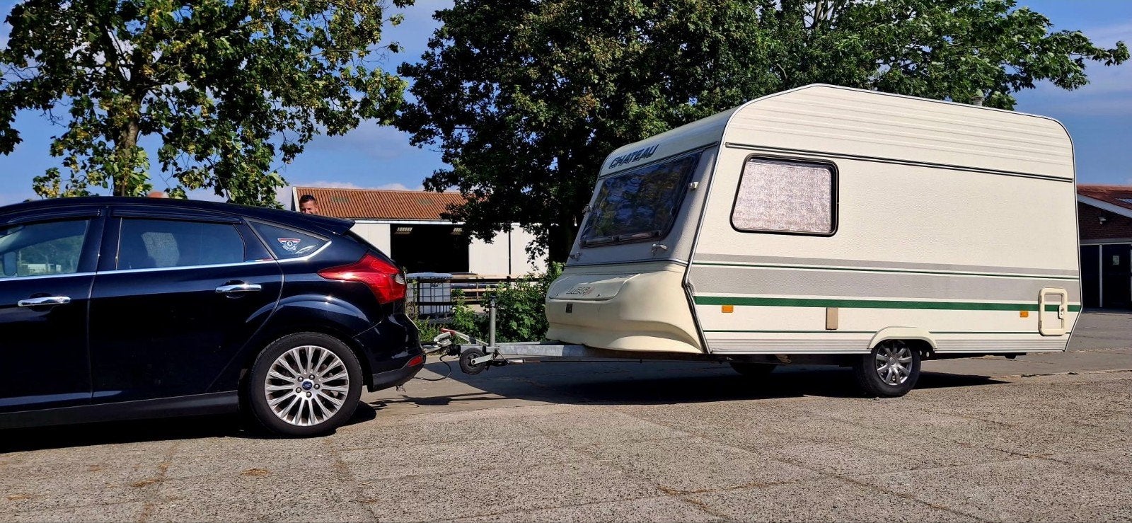 Caravan+voortent, Chateau, Rondzit, Tot en met 2, Uitbouw voortent