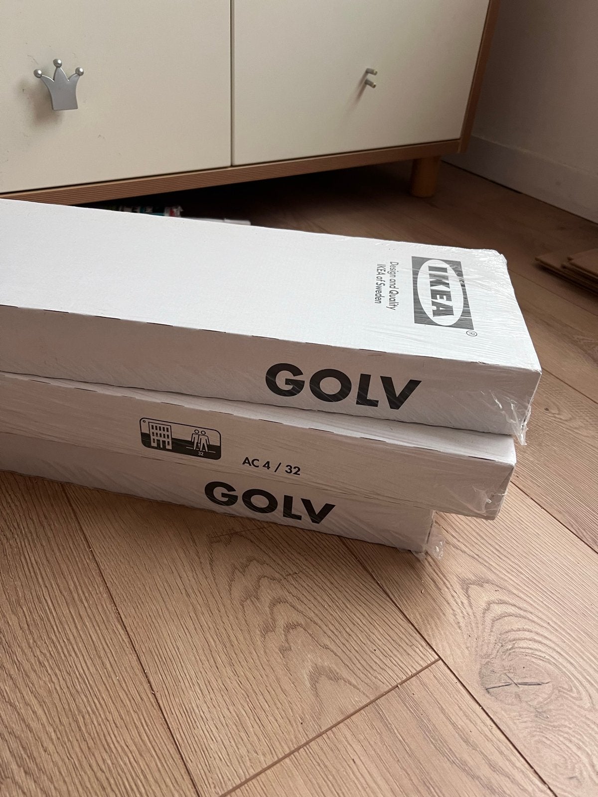 3 pakken IKEA GOLV Laminaatvloer - Nieuw in verpakking, Ophalen, Nieuw, Minder dan 5 m², 10 tot 30 cm