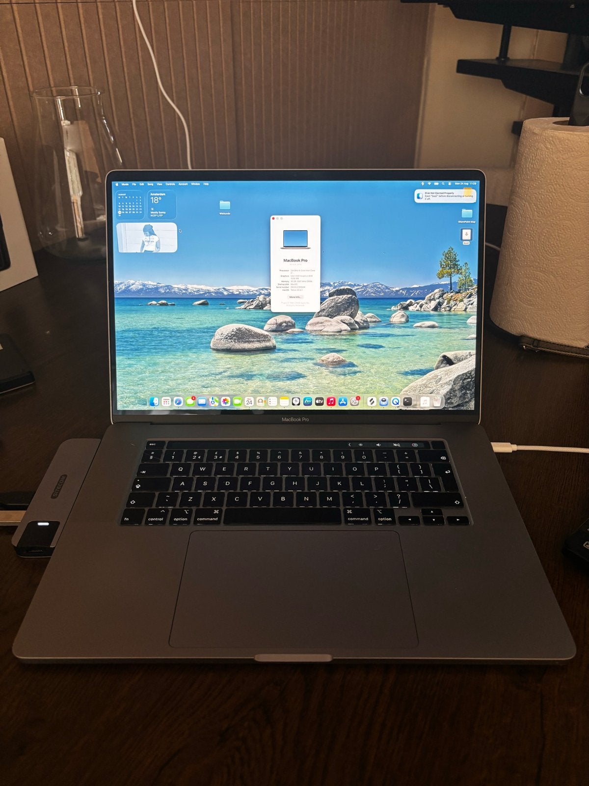 MacBook Pro 16 inch (2019) - 2.6 GHz i7, 16GB RAM, Computers en Software, Apple Macbooks, MacBook Pro, Gebruikt, 2 tot 3 Ghz, Qwerty