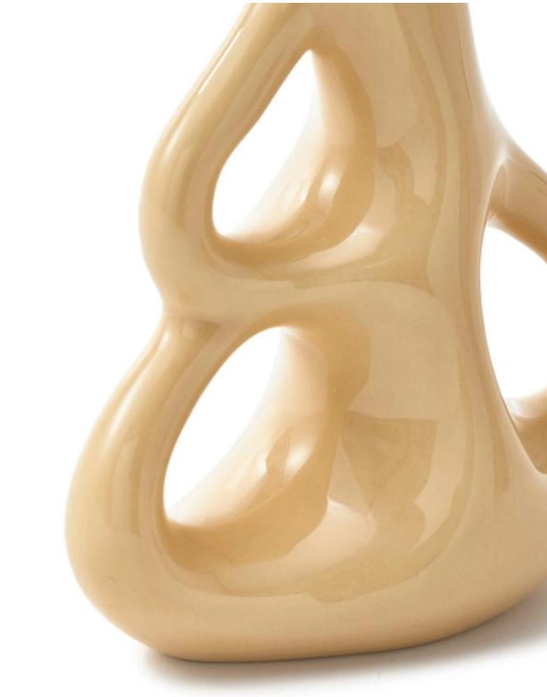 POLSPOTTEN Vaas  Three Ears Beige S | Van €50, nu, Overige kleuren, Nieuw, Ophalen of Verzenden, POLSPOTTEN