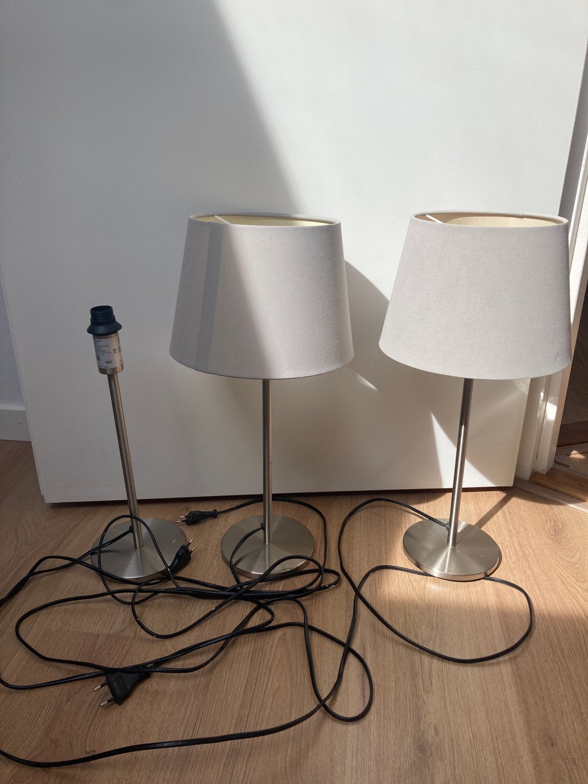 Tafellampen 3 stuks, Huis en Inrichting, Overige materialen, E14 (klein), Zo goed als nieuw, IKEA
