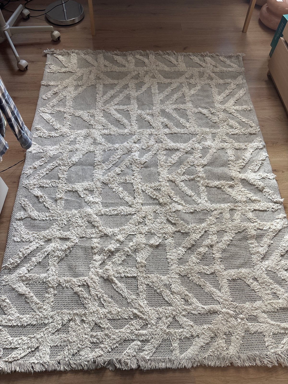 MOET WEG - Vloerkleed van Søstrene Grene - 135x190 cm, Ophalen, 100 tot 150 cm, Beige, Zo goed als nieuw
