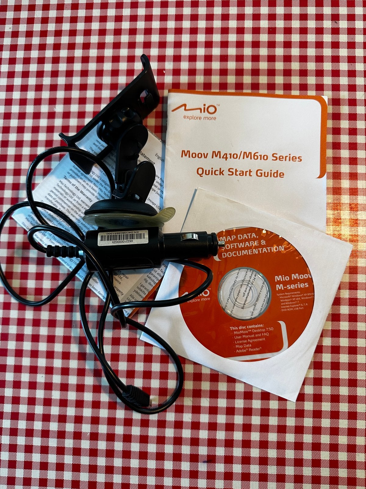 Mio Moov M410/M610 Series GPS Navigatiesysteem, Ophalen of Verzenden, Zo goed als nieuw