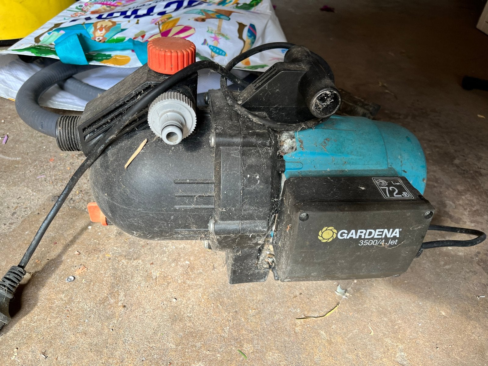 Gardena Waterpomp 3500/4 Jet met lange slang, Ophalen, Gebruikt, Elektrisch, Besproeiingspomp