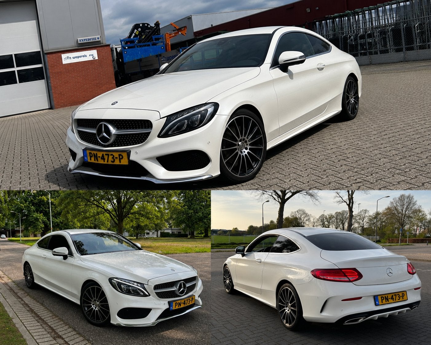 Mercedes-Benz C-Klasse Coupe/AMG/PARELMOERWIT/BESTE PRIJS!, Auto's, Mercedes-Benz, Automaat, Achterwielaandrijving, 1800 kg, 4 stoelen